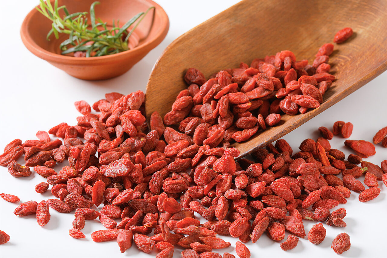 bayas secas de goji